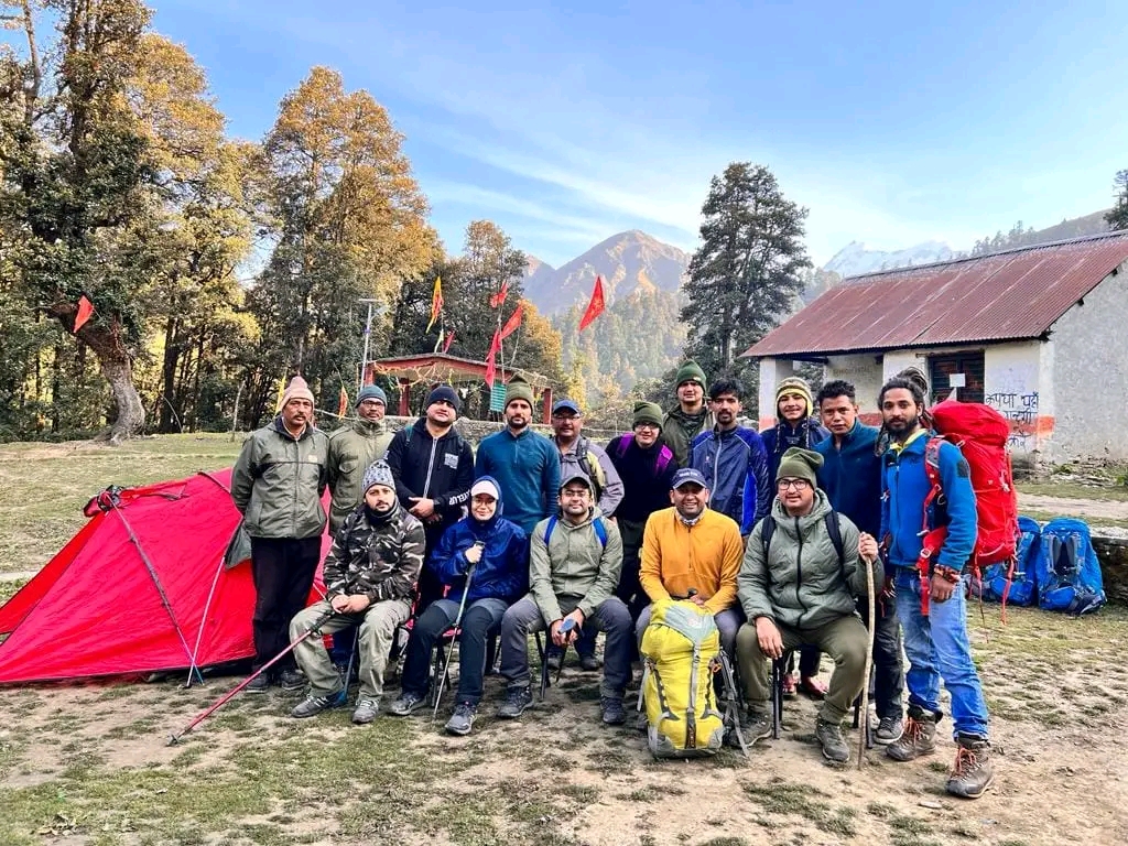 DM inspected the arrangements of Roopkund track route by walking 60 km