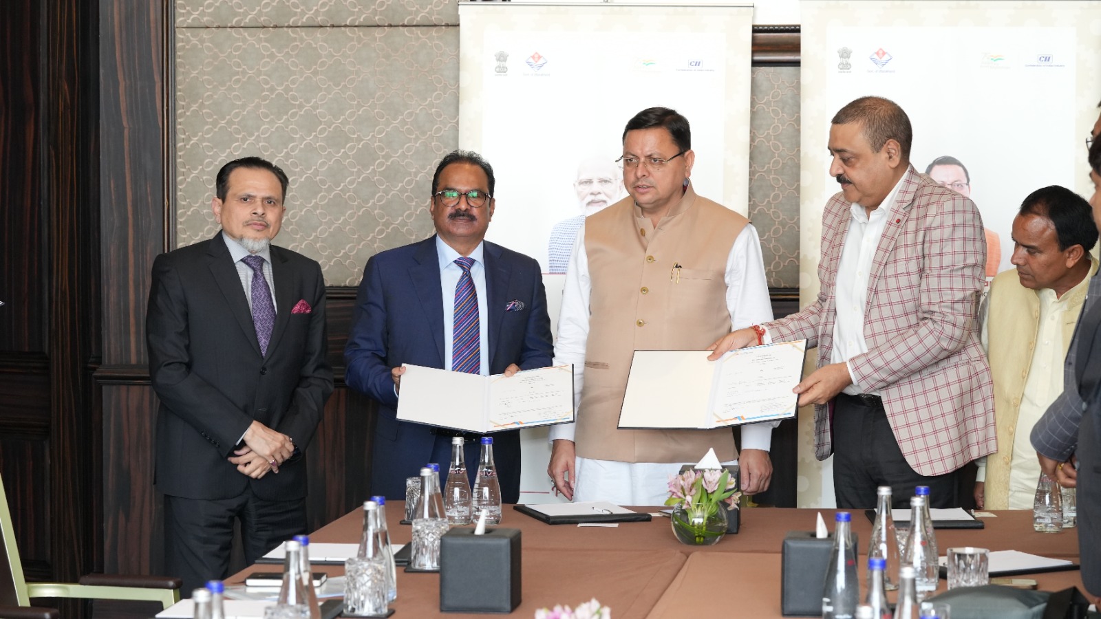 CM Dhami signs investment MoU worth Rs 3550 crore