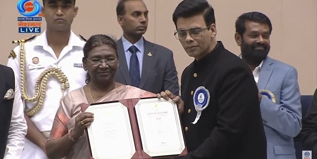 President Draupadi Murmu honored National Award winners