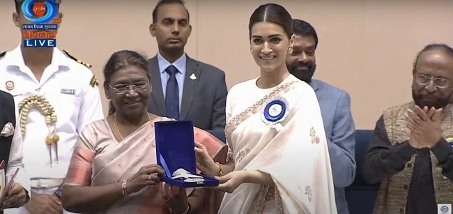 President Draupadi Murmu honored National Award winners